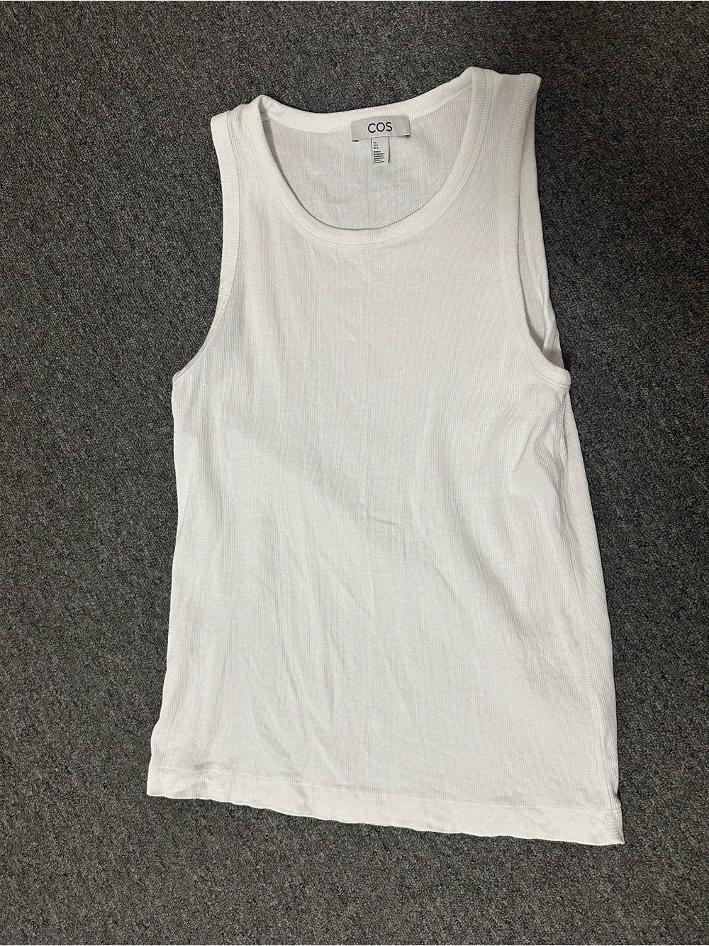 COS Ribbed Men's Tank Top Large NWOT